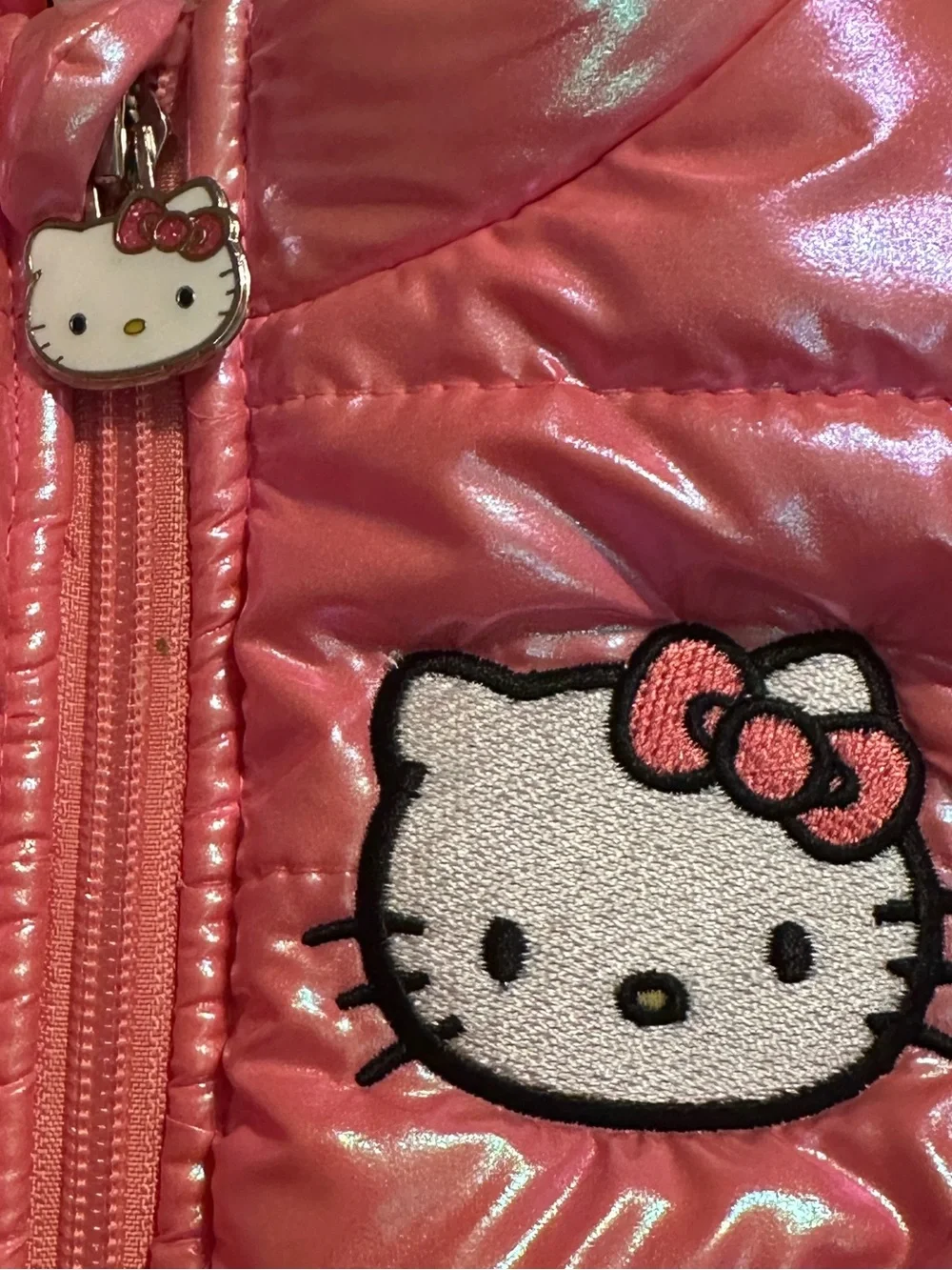 Hello Kitty Girls Puffer Vest – Size 2T